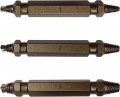 Torin Bht-3ese01r Damaged Screw Extractor Set 3 Piece Stripped Remover And Broken Bolt Kit With Suj2 Bearing Steel Bits Case 
