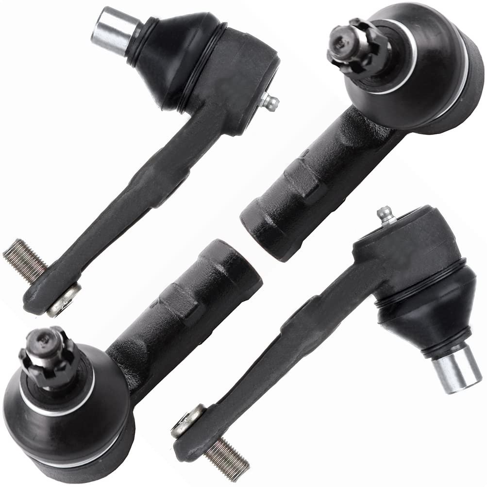 Front Suspension Set Of 4 Outer Tie Rod End Lower Ball Joint Fit 1991-2003 Ford Escort 1991-1999 For Mercury Tracer