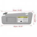 X Autohaux Car Sun Visor With Mirror Left Driver Side Fit For Toyota Highlander 2008 2009 2010 2011 2012 2013 Vanity Light
