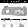 Car Sun Visor With Mirror Left Driver Side Fit For Toyota Highlander 2008 2009 2010 2011 2012 2013 Vanity Light 74320-48500-b0