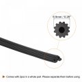 Uxcell Screen Spline 5m 16 4ft Rubber Sealing Strip Window Retainer 6 5mm Od Black 2 In 1 Combine Type