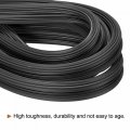 Uxcell Screen Spline 5m 16 4ft Rubber Sealing Strip Window Retainer 6 5mm Od Black 2 In 1 Combine Type