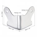 Uxcell 30x30x30mm Metal Box Corner Protectors Edge Guard Chrome Plating 8pcs