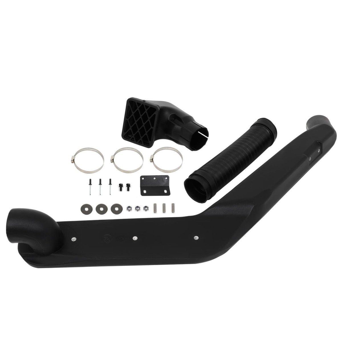 Car Snorkel Intake For Toyota Lc60 1980 1989 Matte Black Abs Plastic Air Kit With Mounting Brackets