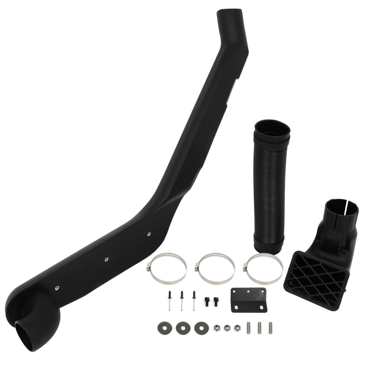 Car Snorkel Intake For Toyota Lc60 1980 1989 Matte Black Abs Plastic Air Kit With Mounting Brackets