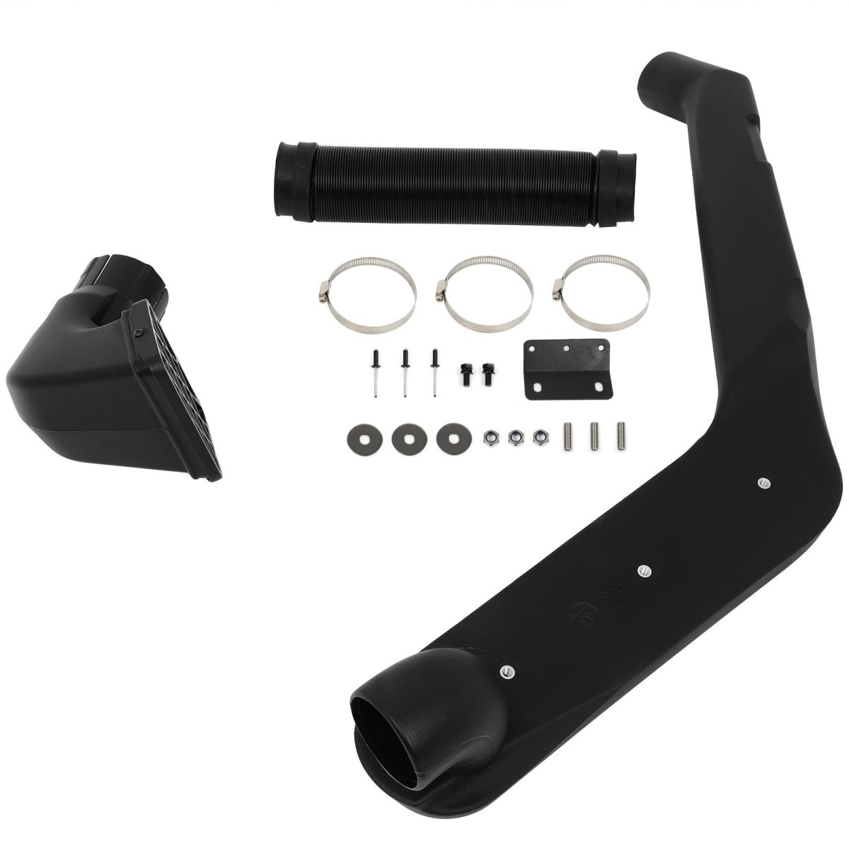Car Snorkel Intake For Toyota Lc60 1980 1989 Matte Black Abs Plastic Air Kit With Mounting Brackets