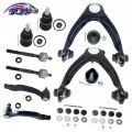 Tom 10pcs Suspension Kit Control Arms Tie Rod Ends Sway Bar Set Fit 1996-2000 For Honda Civic K90450 K90451 K9802 K90123 Ev367