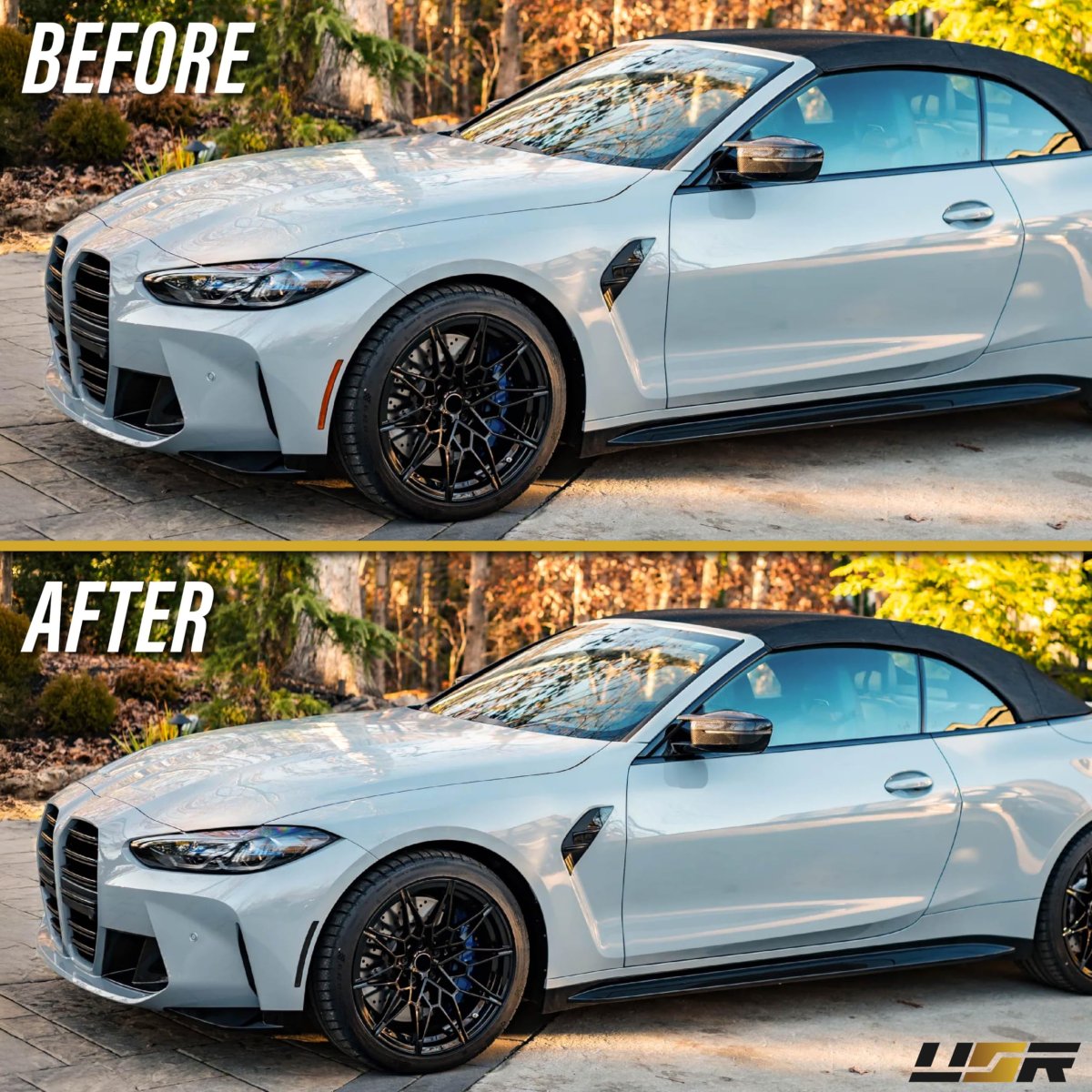 Usr 21-24 G22 4 Series Side Reflector A Front Bumper Left Right Pair For 2021-2024 Bmw 430i M440i Bimmer 2 Door Coupe Trims