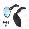 Smt-carbon Fiber Diamond Blade Style Rearview Mirrors 8mm 10mm Compatible With All Standard Naked Street Bike Metric Screws 7 8