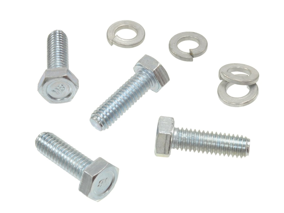 1963-1967 Corvette Radiator Support Side Bolt Set W Lock Washers 8 Pieces