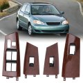 Window Switch Panel Set Abs Front Rear Left Right Door Control Bezel Hand Drive