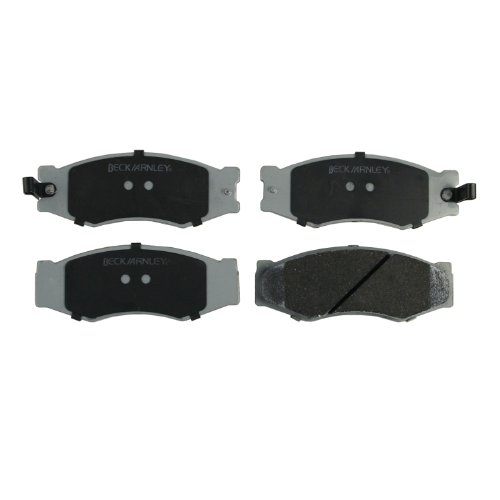 Premium Asm Brake Pad 085-1246 Ceramic Rear Disc Pads Vehicle Specific Fit Post Cured With Bonded Shims For Noise Reduction
