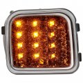 Kuafu Led Turn Signal Light Compatible With 2006-2010 Hummer H3 H3t Lamp Left Right Replacement For Hu2530100 Hu2531100