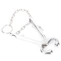 Cow Nose Pliers Stainless Steel Cattle Needlenose With Chain Cattles Traction Clamp For Farm Ranch Veterinary