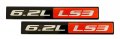 Combo A Vms Racing Ls3 6 2l Black Oil Cap In Billet Aluminum 2 X Pair Set Red Liter Real Engine Hood Emblem Badge Nameplate