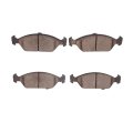 Front Disc Brake Pads For Kia Spectra 2000 Ceramic Friction Mechanical Pad Wear Sensor 5000 Advanced Series 2 21in Height And 5 