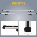Ocpty Universal 52 Window Frame Roof Rack Cross Bars Luggage Racks Rooftop Cargo Carrier Bag Kayak Canoe Bike Snowboard