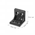 Uxcell Shelf Cabinet Door 90 Degree Plastic Corner Braces 27x27x27mm Angle Brackets 50 Pcs Black