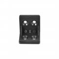 Uxcell Shelf Cabinet Door 90 Degree Plastic Corner Braces 27x27x27mm Angle Brackets 50 Pcs Black