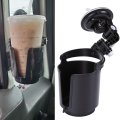 Recessed Folding Cup Drink Holder With Suction Adjustable Abs Material 85mm Diameter For Vehicle Automotive Car Console