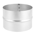 6 Two-hole Duct Connector Metal Straight Pipe Coupler Round Ventilation Extension Fitting For Hvac Systems 