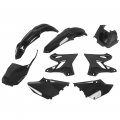 Kuafu Plastic Kit Compatible With 2002-2020 Yamaha Yz125 Yz250 Replacement For 90717 Complete Restyle Mudguard Black 8 Pcs