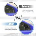 X Autohaux 2pcs For Dodge Charger 2011-2021 Rear Side Window Louvers Air Vent Scoop Streamline Shades Cover Exterior Decorative