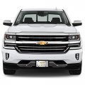 Ipick Image Made For Chevrolet Silverado 3d Gold Bowtie Dual Logo Mirror Chrome Stainless Steel License Plate
