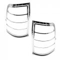 Erush Ultra Chrome Tail Light Cover For 2009-2015 Dodge Ram 1500 
