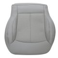 Front Driver Bottom Replacement Leather Seat Cover Perforated Titanium Gray For Buick Lacrosse 2010 2011 2012 2013 Fits Heated 