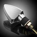 2x 10mm White Racing 18 Led Turn Signal Light Indicator Lens Blinker Universal For Suzuki Honda Kawasaki Yamaha