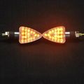 2x 10mm White Racing 18 Led Turn Signal Light Indicator Lens Blinker Universal For Suzuki Honda Kawasaki Yamaha
