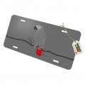 African Grey Parrot Bird Pet Novelty Metal Vanity Tag License Plate