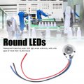 Hilitand 4sets Common Anode Round Leds 10mm Prewired 2 Color Lights Waterproof Indicator Light 3-6v Red And Blue
