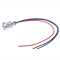 Hilitand 4sets Common Anode Round Leds 10mm Prewired 2 Color Lights Waterproof Indicator Light 3-6v Red And Blue