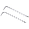 3 8 Ball End Hex Key Wrench L Shaped Long Arm 40cr Repairing Tool Sae 2 Pcs 