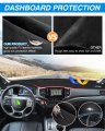 Cartist Dashboard Cover Compatiblea With Honda Passport 2019-2023a 2024 Accessories Dash Mat Pada Anti-slip Black Sude