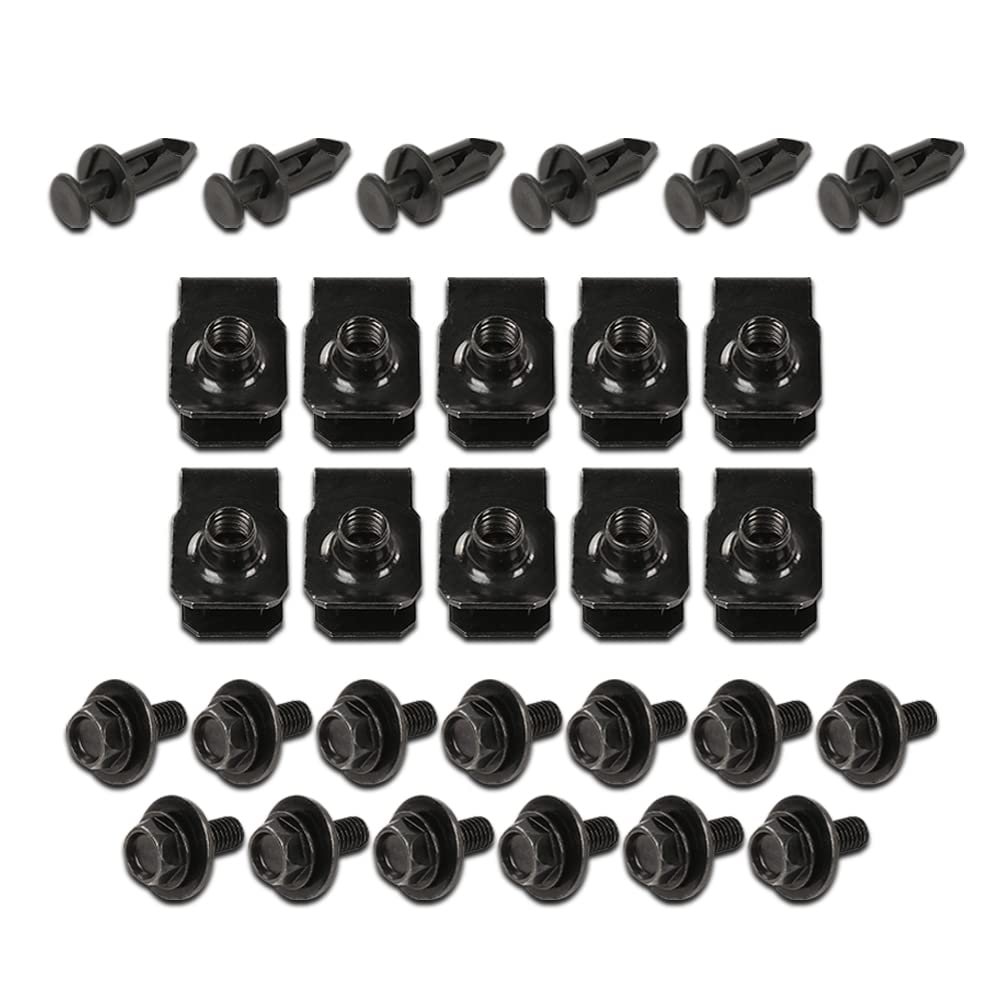 Engine Splash Shield Body Bolts Screws For Nissan 350z 370z Infiniti G35 G37 Fx35 Fx45 Fender Bumper Clip Rivets Kit 28pcs