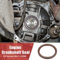 Uxcell 2pcs Engine Crankshaft Seal No 90311-92009 For Lexus Es350 2007-2023 Gs 250 2013-2015 Rubber Brown