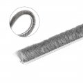 Uxcell Brush Weather Stripping 10m 32 8ft Card-slot Seal Strip Pile Weatherstrip Door Sweep For Window 6x8mm Wxh