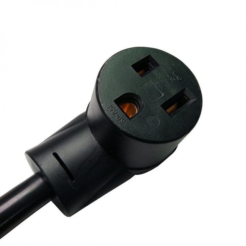 Welding Adapter Cord Nema 10-30p To 6-50r Dryer 30a Welder 50a 250v 1 Ft Black Model 885361
