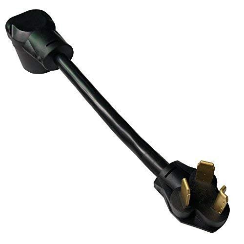 Welding Adapter Cord Nema 10-30p To 6-50r Dryer 30a Welder 50a 250v 1 Ft Black Model 885361