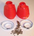 Empi 00-9971-0 Vw Bug Beetle Baja Buggy Type 1 Swing Axle Boot Red Pair