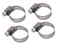 Empi 00-9225-0 Hose Clamps Fits 3 8 1 2 Pack Of 4 