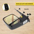 Driver Side View Mirror For 2002-2008 Ford E150 E250 E350 E450 E550 Van Manual Fold Non Heated With Puddle Light Part