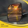 Driver Side View Mirror For 2002-2008 Ford E150 E250 E350 E450 E550 Van Manual Fold Non Heated With Puddle Light Part