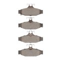 Front Disc Brake Pads For Chevy Corvette 1990 To 1996 Low Metallic Friction Mechanical Wear Sensor 2 18 Inner Height 4 49 In 