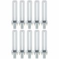 Sunlite 40499 Pl7 Sp35k Plugin U-shaped Compact Fluorescent Lamp 7 Watts 360 Lumens 3500k Neutral White 2-pin G23 Base 10 Pack 