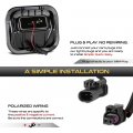 Vipmotoz Full Led Trunk Bed Lights With Wire Harness Compatible 2019-2023 Gmc Sierra 1500 2500hd 3500hd Multi-pro Tail Gate
