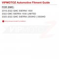 Vipmotoz Full Led Trunk Bed Lights With Wire Harness Compatible 2019-2023 Gmc Sierra 1500 2500hd 3500hd Multi-pro Tail Gate